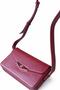 Denisa Clamshell Burgundy Crossbody Bag - 3
