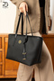 Original Women's Polo Collection Luxury Soft Leather Large Volume Tote Shopper Fully Lined Classic Stylish Daily Use Timeless Design Oversized Hand and Shoulder Bag |   40X36X15 cm - 7