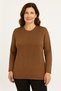 Women's High Quality Cold Yarn Knitwear Knitting Mother Sweater Blouse 3056