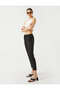 Women's Black Trousers 1Yak42811Uw - 2