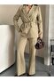 Belden Tie-Up Blazer Jacket Pants Suit - 3