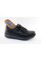 1655 Orthopedic Genuine Leather Candy And Health Men's Shoes Black Laced - 4