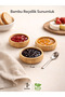 3-Piece Bamboo Oval Bowl Set – Natural Bamboo Presentation Bowl, Stylish and Durable Serving Set - 5
