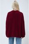Bordo Blanc Denim Detailed Knitwear Cardigan 5187 - 6