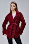 Calina Bordo Regular Fit Premium Cashmere Jacket