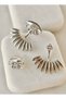 Vip Series Silver Color Eye Detailed Design Earrings - 3