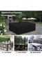 Outdoor Patio Garden Furniture Cover Black (242*162*100cm) - 6
