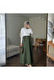 Women's Side-Tie Modest Long Skirt - 6