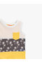 Boy's Ecru Patterned Undershirt - 3