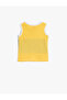 Boy's Ecru Patterned Undershirt - 2
