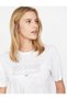 Women's Ecru Print Detailed T-shirt