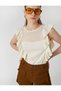 Ruffled Athlete Collar Detailed