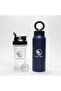 2-in-1 Set 500ml Protein Shaker + 710ml Water Bottle with Magnetic Phone Holder | Stainless Steel