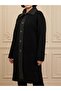 Winter Knitwear Stylish Patterned Steel Knit Jacket Cardigan / Black