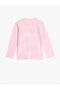Girl's Pink Printed T-Shirt - 2
