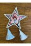 10X10 cm Iron-On Star Tassel Embroidery Sewing Accessory Blue