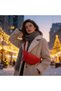 Red Crossbody Bag Waist Bag Sports Bag Ultra Lightweight Oxford Cloth Water Resistant - 5