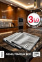Checkered General Cleaning Cloth 3-Pack Stain-Proof and Odor-Free Imported Ultrafiber Drying Cloth, Kitchen Be