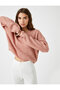 Crew Neck Knitwear Sweater Crop