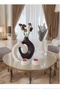 Platinum 5-Piece Modern Decorative Vase & Candle Holder Set | Large Size Living Room & Office Decor Height/23 cm - 5