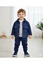 Quilted Safari Pattern Striped Badi 3-Piece Baby Boy/Child Set