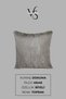 Cushion Cover Plain Jacquard Set - Double-Sided Ribbed 45X45 & 35X50 cm Earth Color - 5