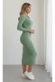 Trend Women's V-Neck Detail Knitwear Dress - 5