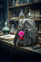 Brain-Themed Monster Keychain, Movable Toy, and School Bag Ornament |   Neurox - 5