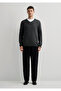 Cashmere Blended Anthracite Sweater Slim Fit / Slim Fit 0710188 -80023 - 3
