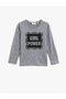 Girl's Gray T-shirt Gray