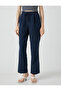 Wide Leg Trousers with Pockets and Tied Waist - 3