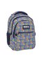 Rucsac școlar BackUp POP IT! - Ergonomic - 4 compartimente - 5