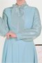 Neck Tie Towel Detailed Dress 40459 - 3