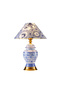 Sanwi Bleu Blanc Patterned Ceramic Living Room Living Room Lampshade - 4