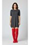 Wellsoft Plush Over-The-Knee Home Socks Long Socks Booties Winter Unisex Red