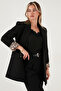 Regular Fit Classic Collar Patterned Lining Detailed Blazer Jacket Jacket 6839227 - 5