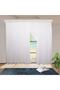New Model Akita Thick Striped Skirts Leaded 1-3 Close Pleat Double Breasted Tulle Curtain - 2