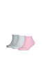 Womens Invisible Socks 3 Pack - Multicolour