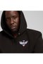 Mens Iridescent Hornets Basketball Hoodie - Black - 2