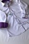 Long Sleeve School Shirt with Piping - 4