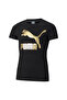 Youth Girls Classics Logo Tee - Black