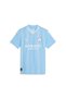 Womens Manchester City 23/24 Home Football Jersey Top - Blue - 6