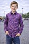 New Season Long Sleeve Flower Patterned Boy's Shirt