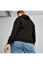 Womens ESS+ Script Hoodie Sweatshirt - Black - 5