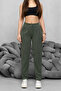 Women's High Waist Lycra Stretchy Carrot Cut Fabric Pants - 2