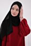 شال شيفون عملي يمكن ارتداؤه بدون إبر، أسود، PS-11 - 3