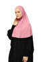 Ready Practical Scarf with Turban Veil Hijab with Hijab - Prayer Cover Souffle (XL) - Dark Pink - 2