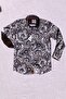 New Season Shawl Patterned Long Sleeve Children's Shirt - 2