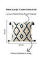 Buldan İşi Ethnic Geometric Patterned Tasseled Punch Throw Pillow Cover 42X42Cm - 2