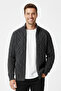 Men's Half Turtleneck Zippered Thick Cardigan